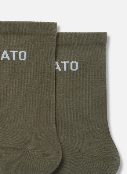 Axel Arigato - Sokker - Stone Brown - Logo tube socks