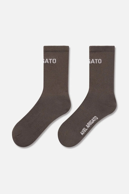 Axel Arigato - Sokker - Coffee Brown - Logo Tube Socks