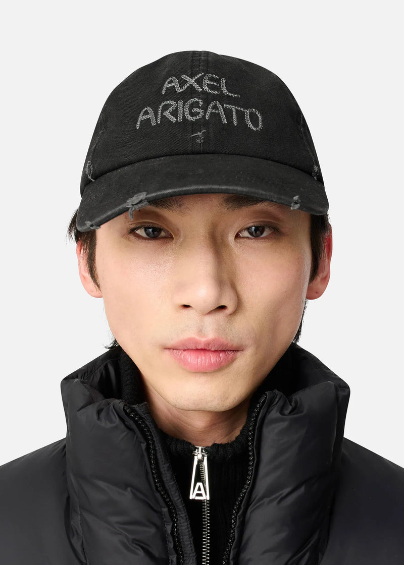 Axel Arigato - Kasket - Black - Chain Stitch Cap
