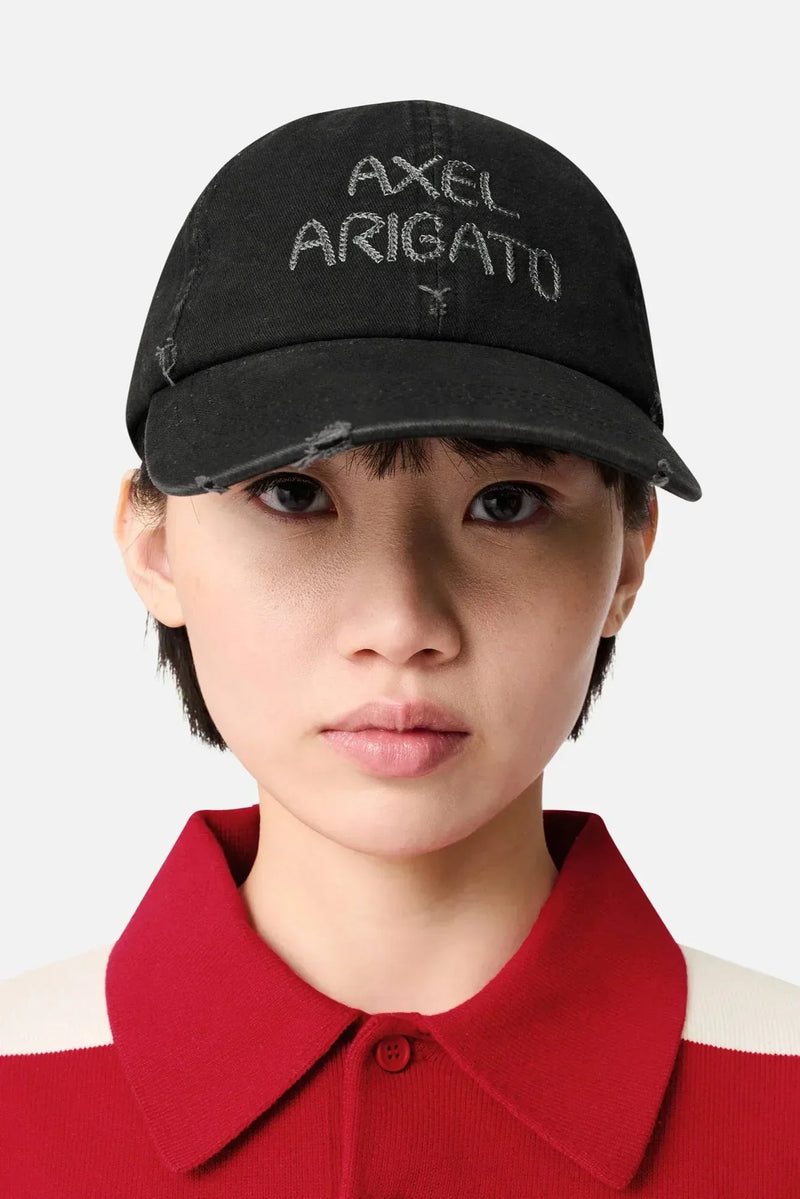 Axel Arigato - Kasket - Black - Chain Stitch Cap - Stilkompagniet.dk