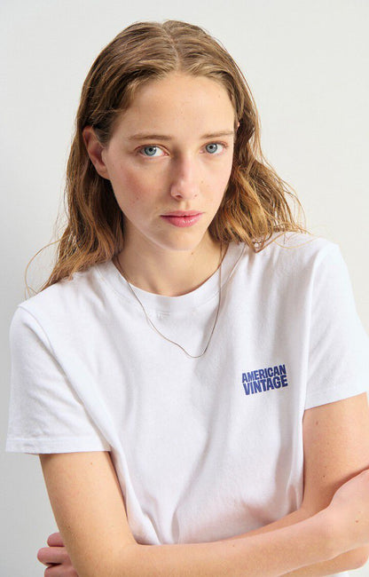 American Vintage - T-shirt - Hvid - Ykobow