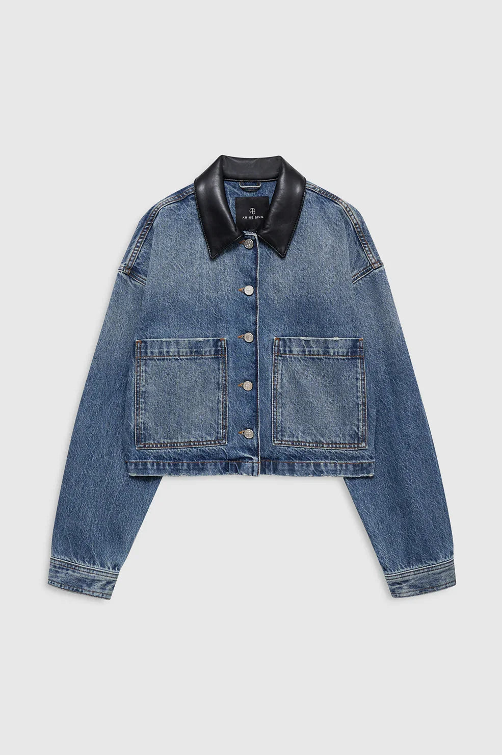 Anine Bing - Denimjakke - Cabana Blue - Yuma