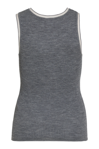 Rouge Edit - Top - Dark Grey Melange - Rounola