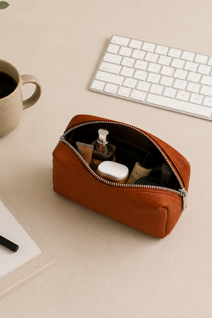 Andcopenhagen Basics - Kosmetikpung - Cognac - Addy
