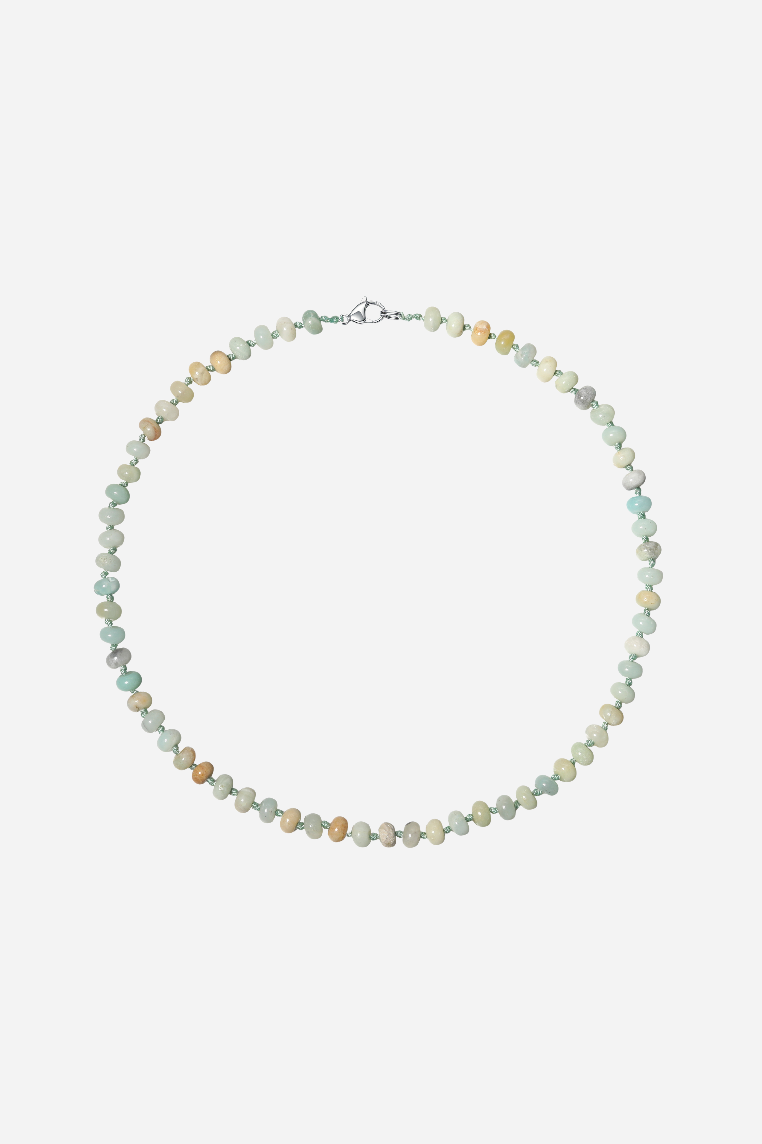 Andcopenhagen Jewelry - Perlehalsklæde - Amazonit - Ebba