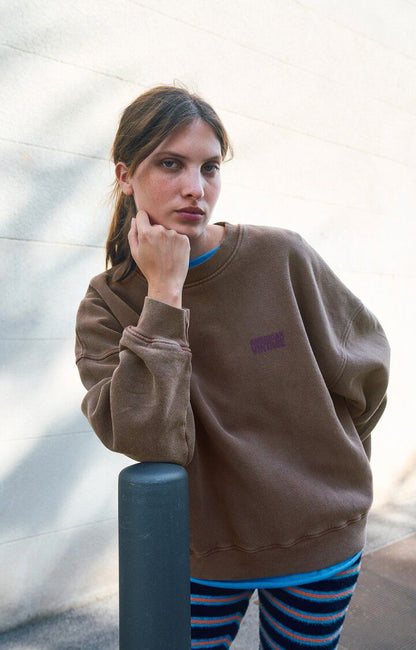American Vintage - Sweatshirt - Vintage Walnut - Plizzy