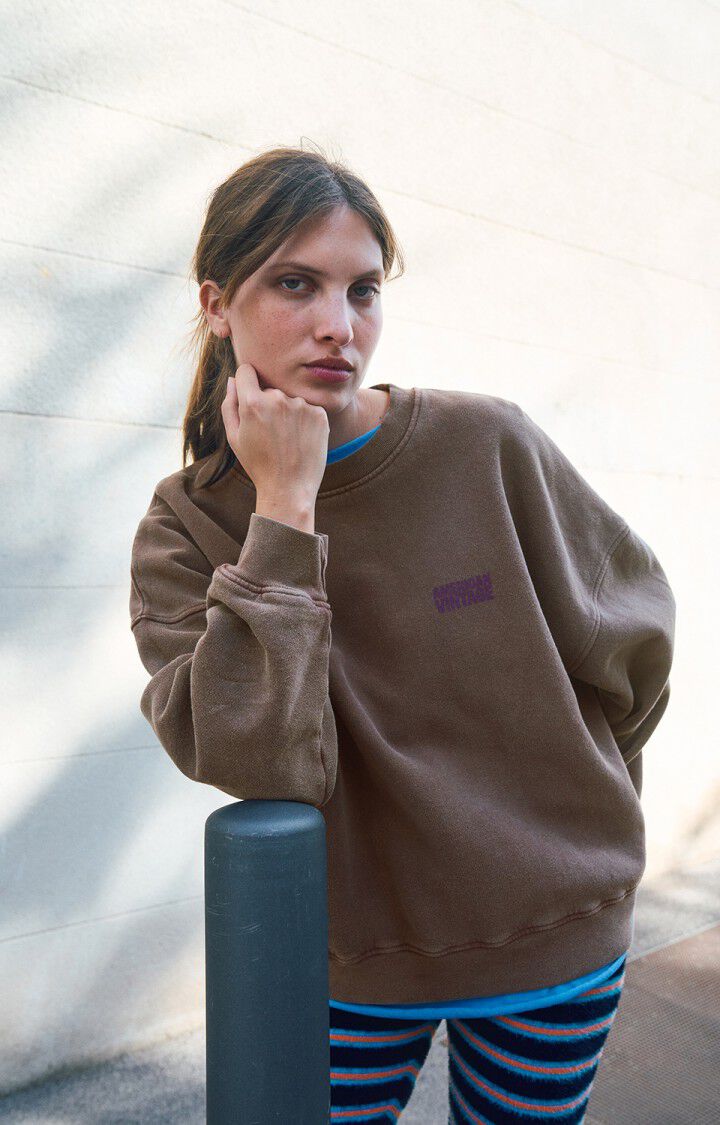 American Vintage - Sweatshirt - Vintage Walnut - Plizzy