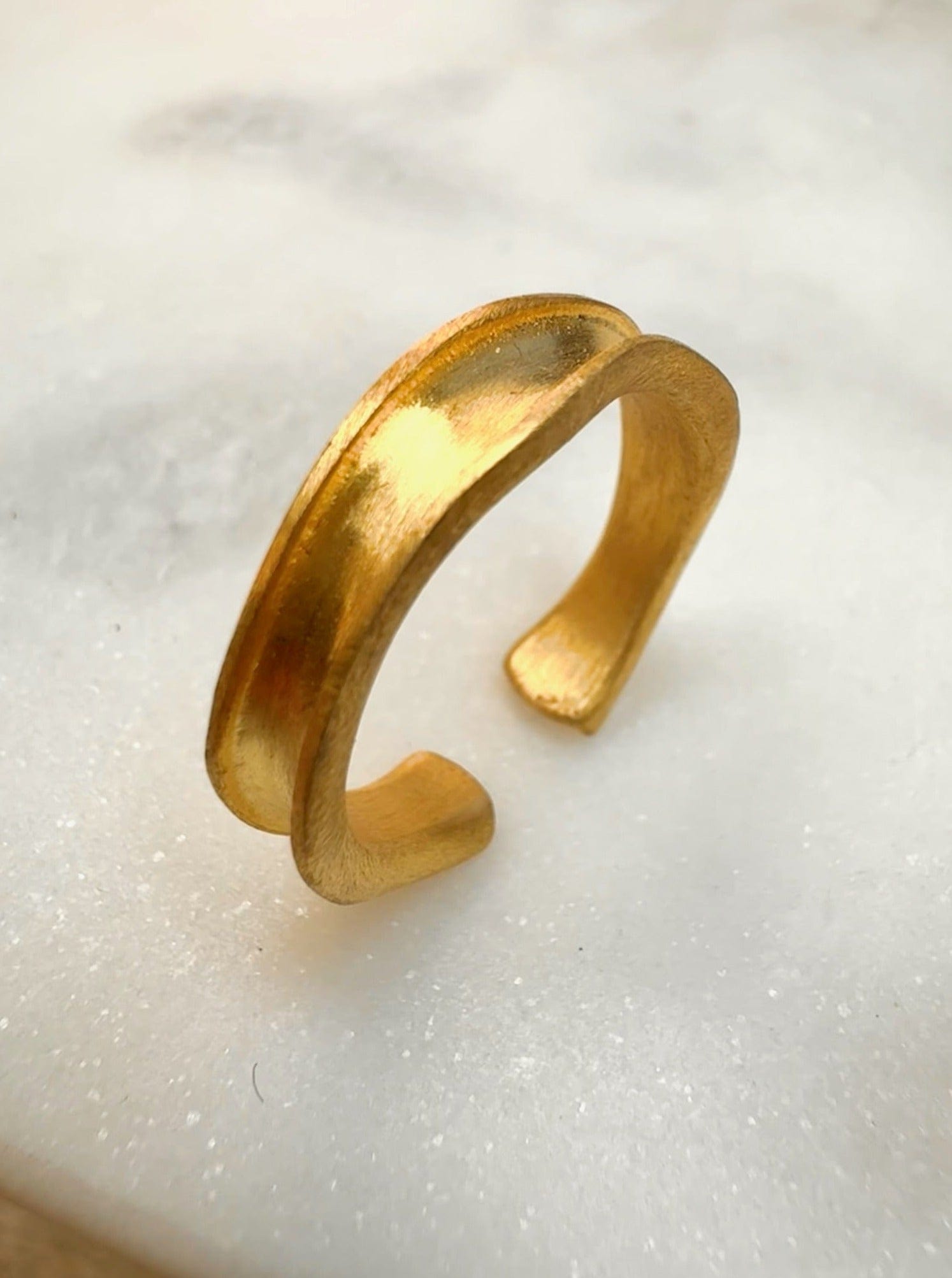 Andcopenhagen - Ring - 18 karat guldbelagt 925 sterlingsølv - Billie slim