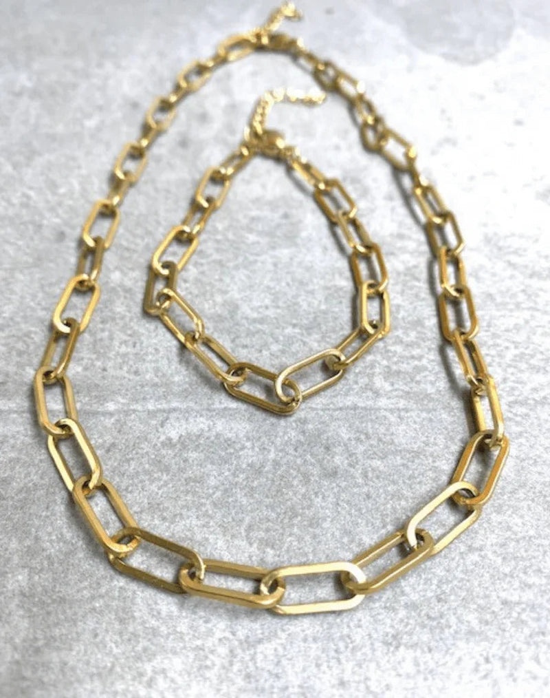 Andcopenhagen Jewelry - Halskæde - 18 karat guldbelagt - Chunky Chain Sanni