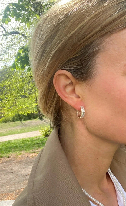 Andcopenhagen Jewelry - Øreringe hoops - 925 sterlingsølv - Isobel