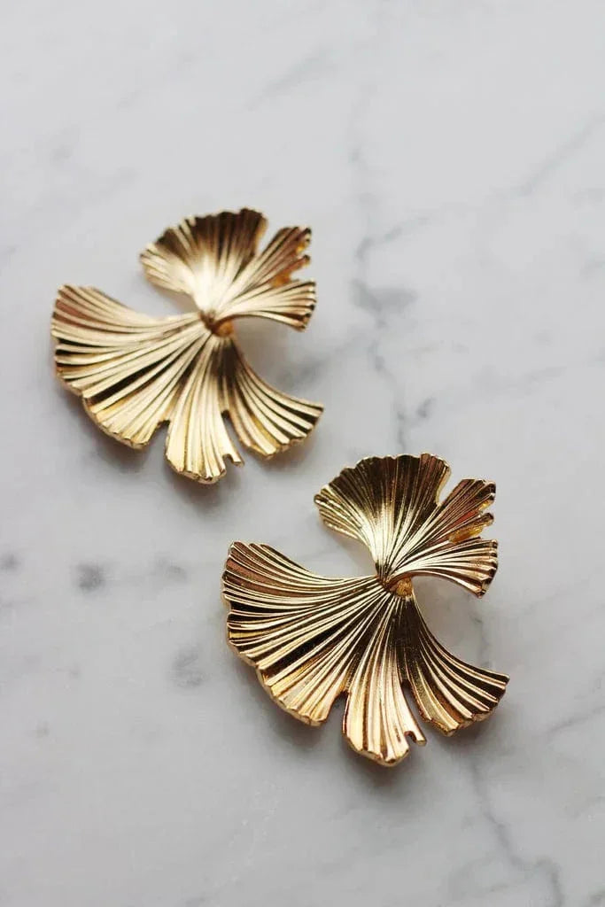 Andcopenhagen Smykker Andcopenhagen - Julia øreringe - Guldbelagt ( BEMÆRK PREORDER)