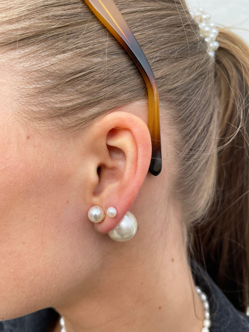 Andcopenhagen Jewelry - Sophie double pearl Øreringe