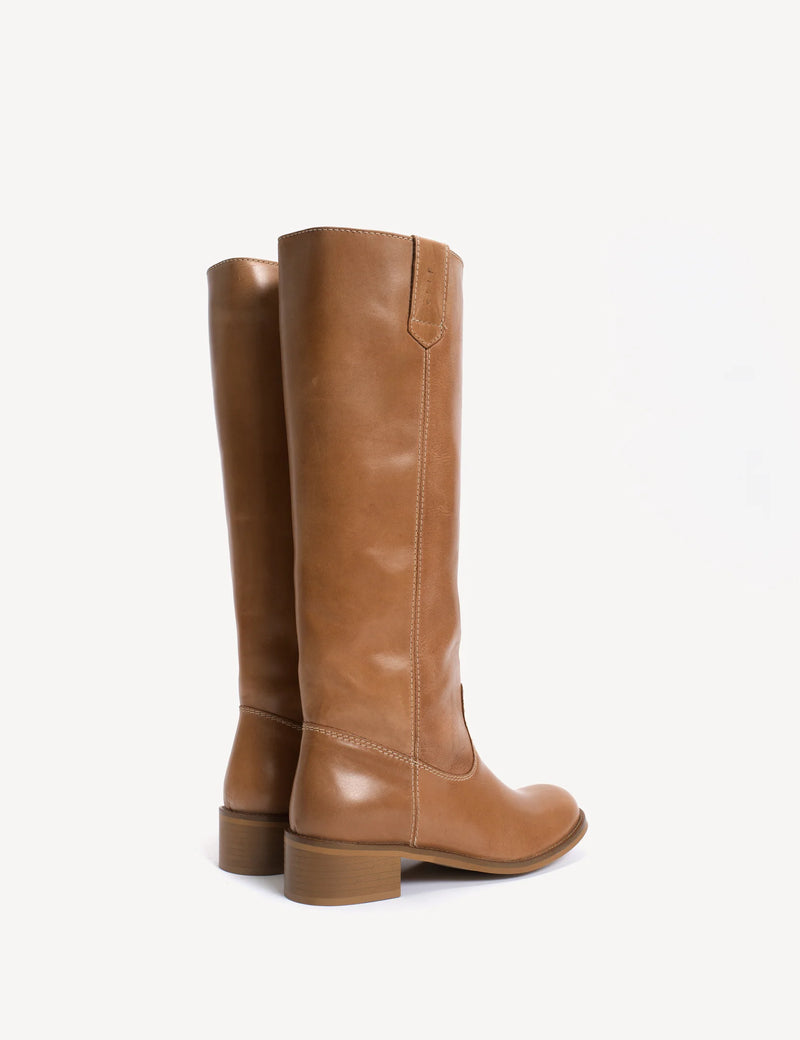 Dico - Læder Støvle - Dark Tan - Ann Gaucho