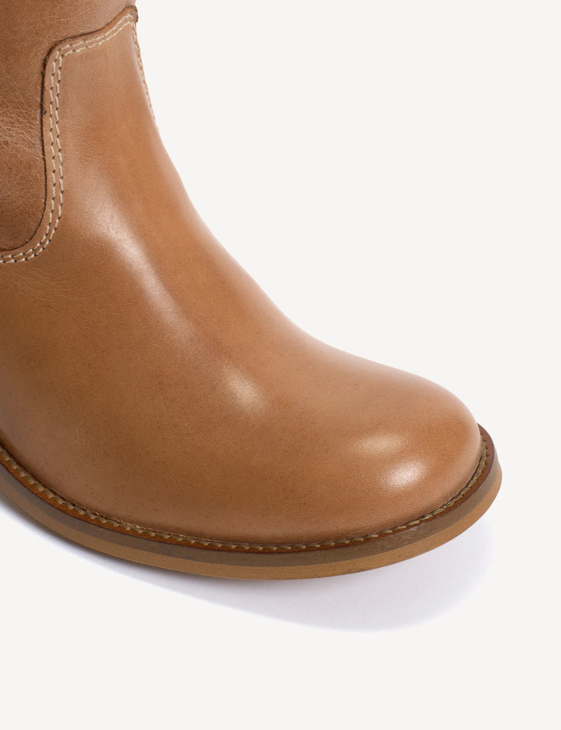 Dico - Læder Støvle - Dark Tan - Ann Gaucho