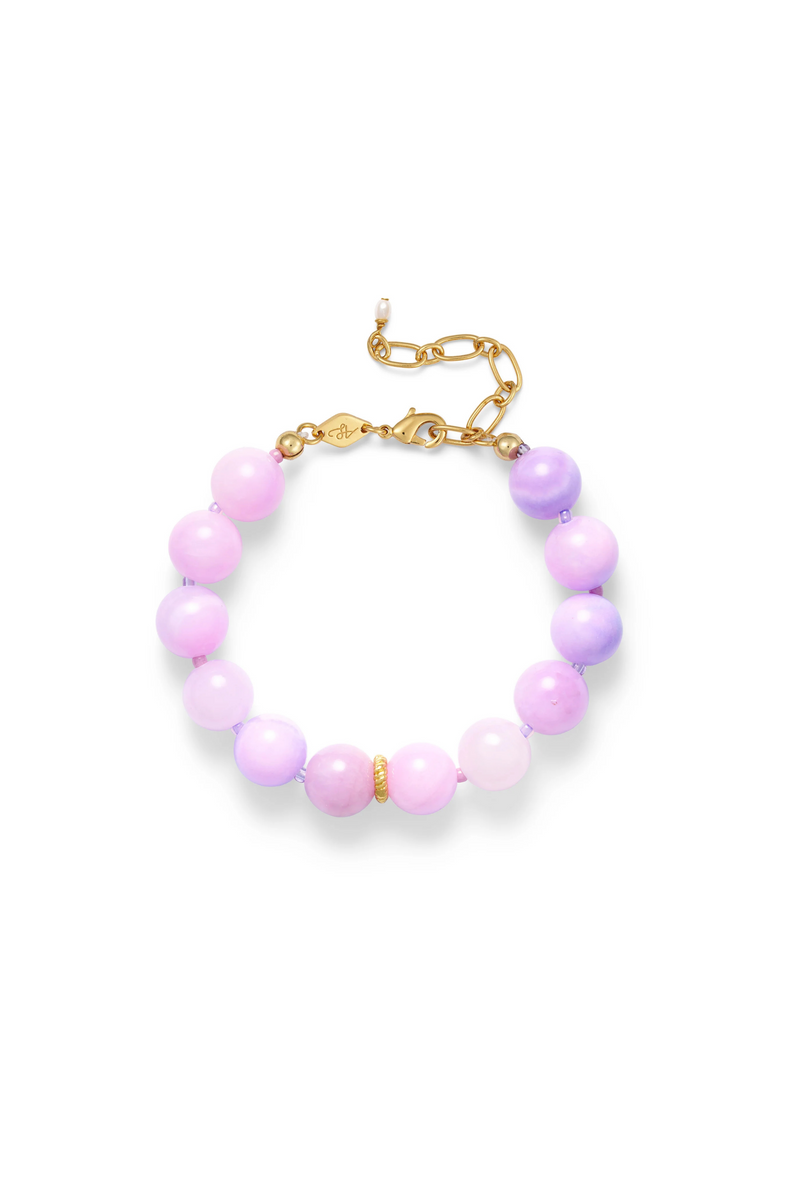 Anni Lu - Armbånd - Lilac - Ball Bracelet