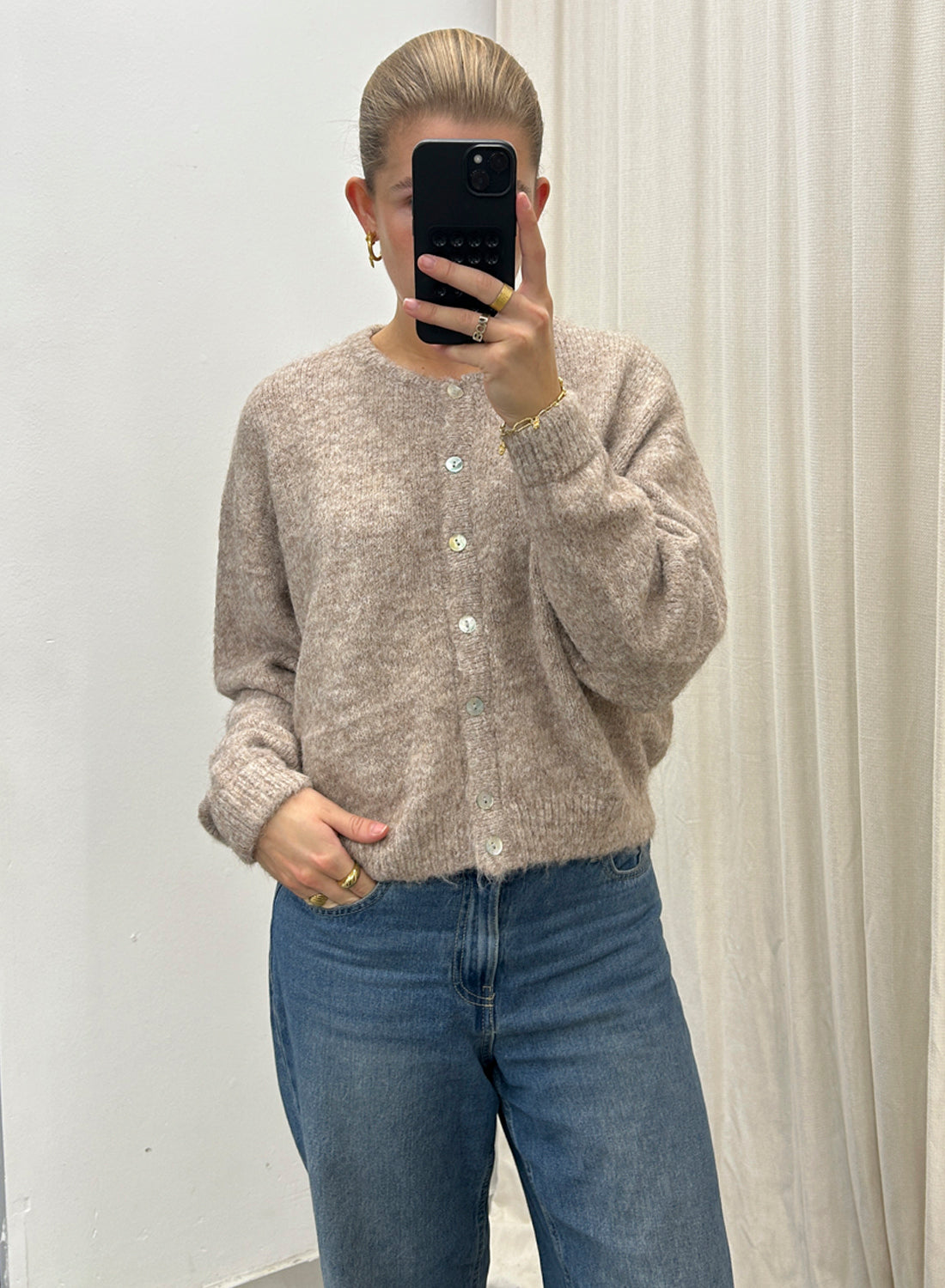 Lili Cardigan Brun