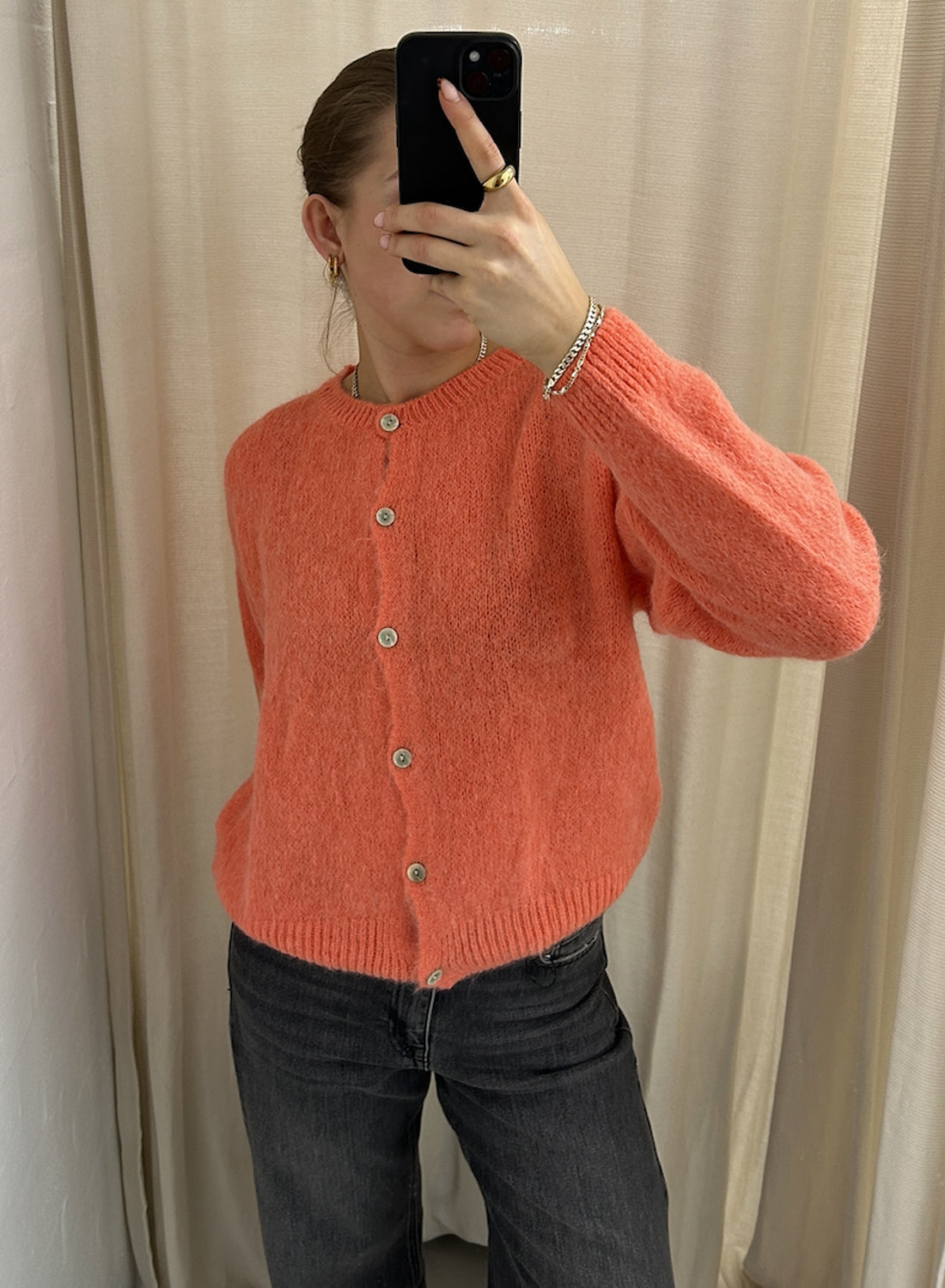 The Collection Cardigan Coral