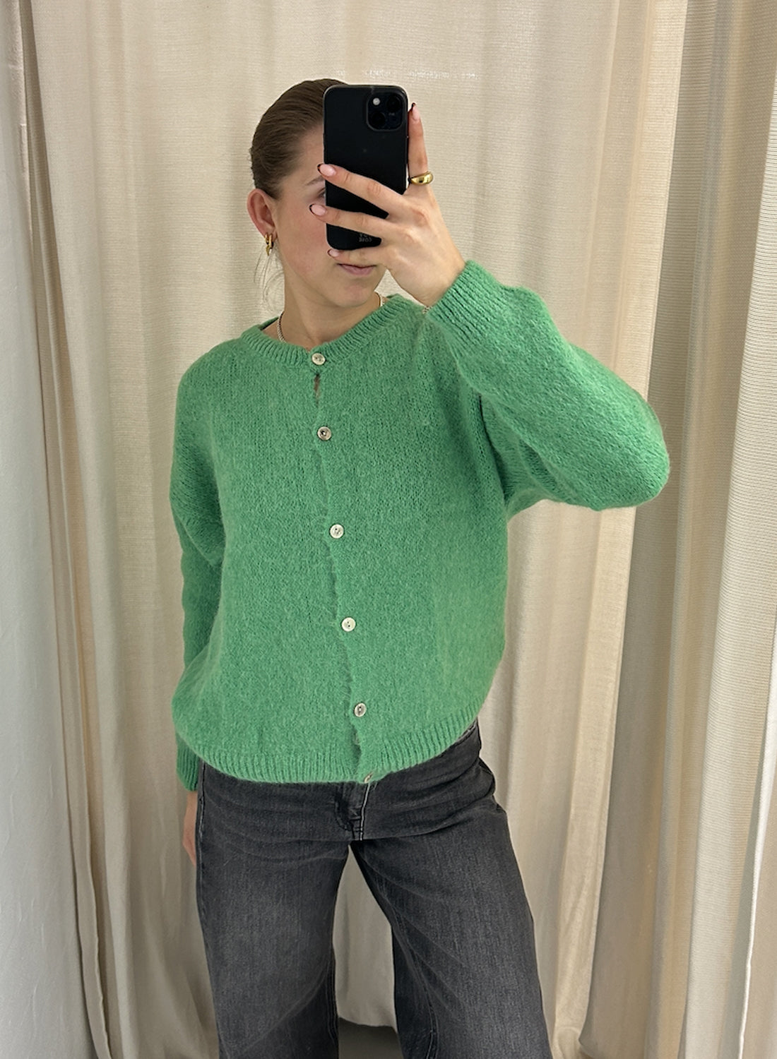 The Collection Cardigan Green