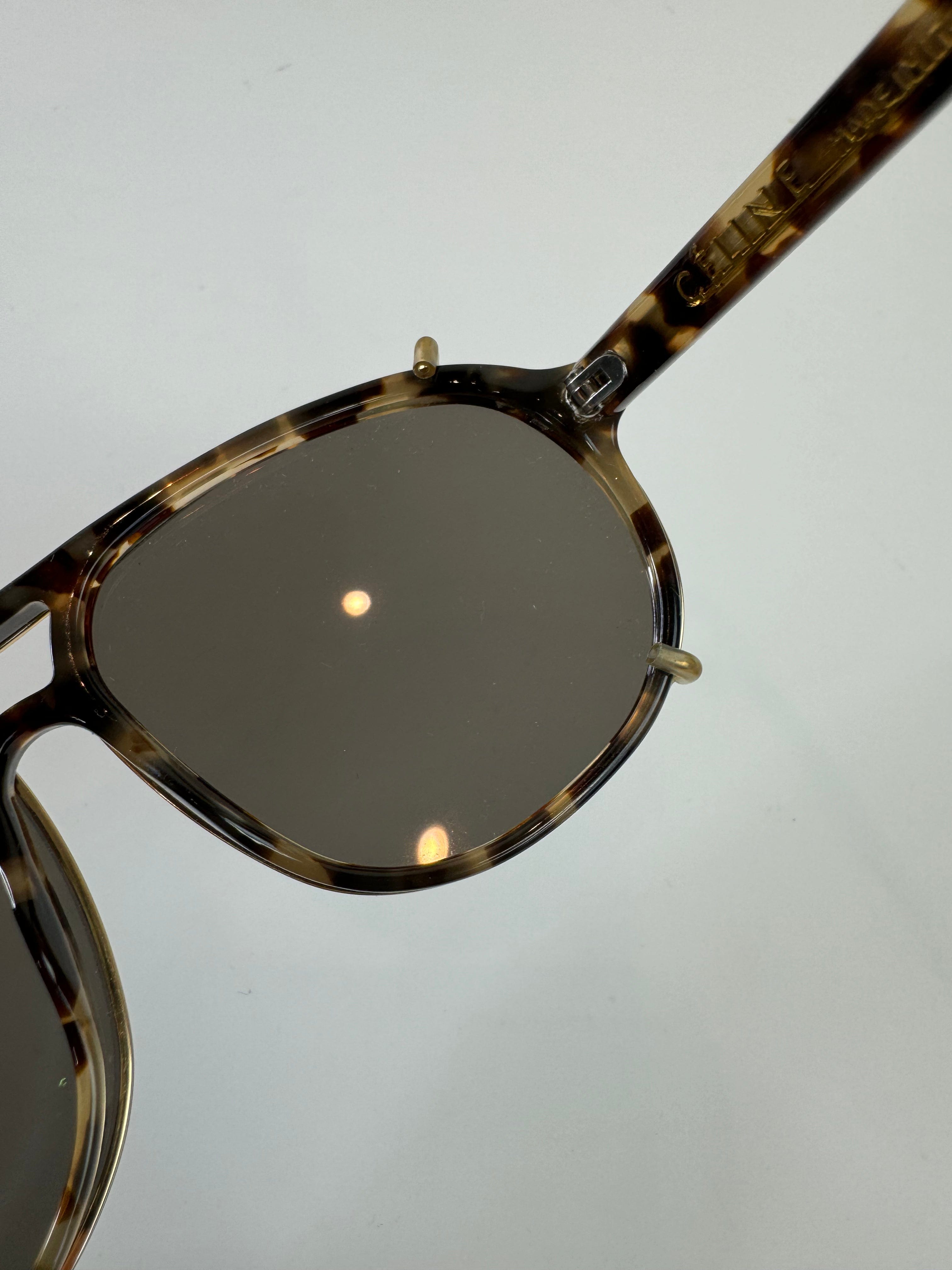 Celine Aviator med aftageligt glas- solbriller - secondhand