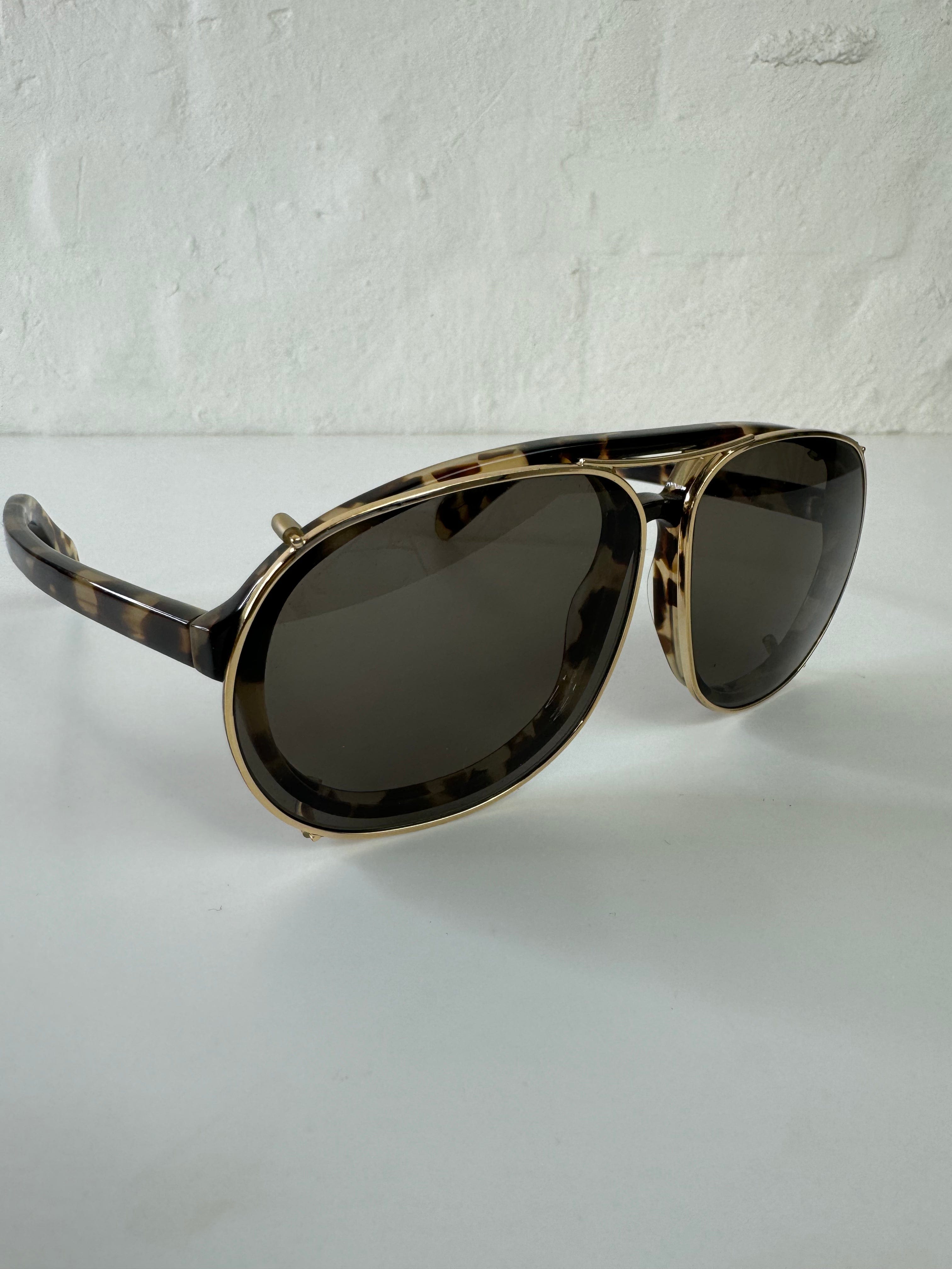 Celine Aviator med aftageligt glas- solbriller - secondhand