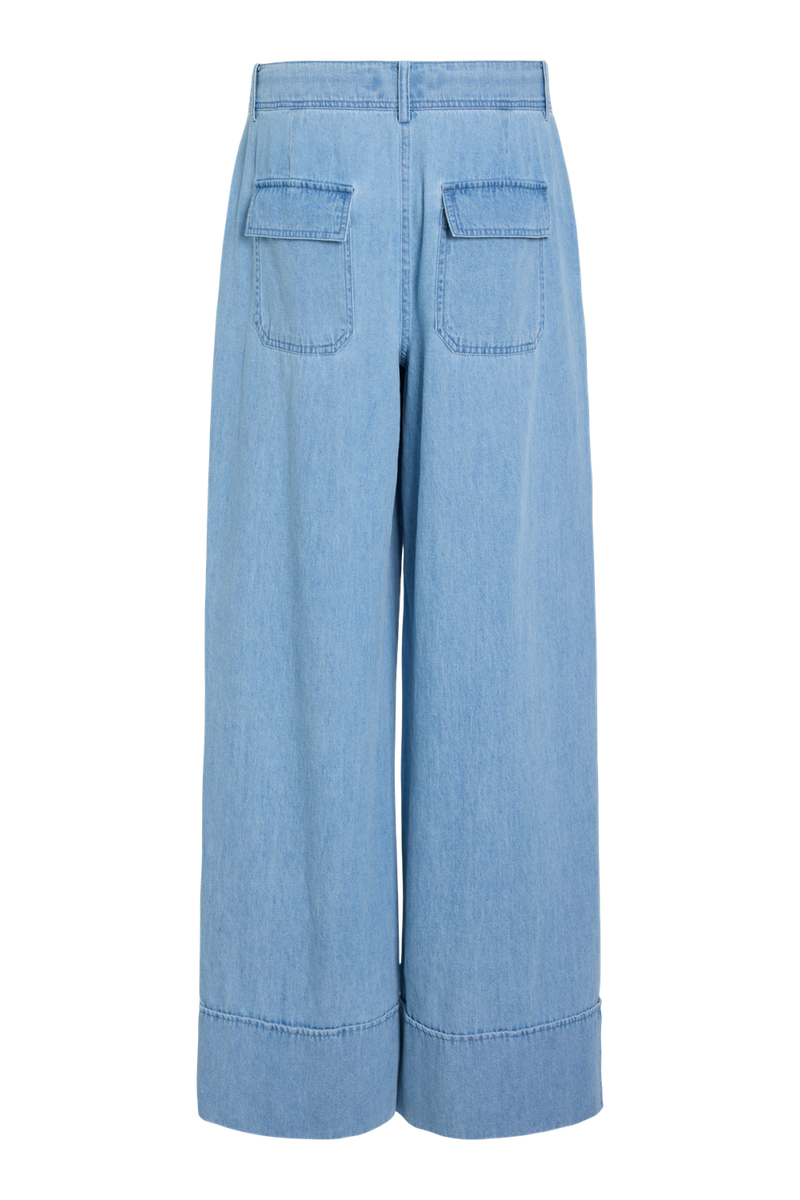 Rouge Edit - Bukser - Light Blue Denim - Francie