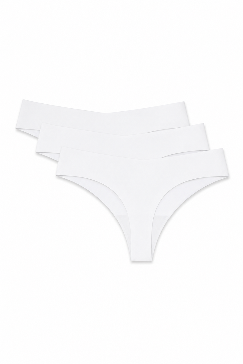 Andcopenhagen Basics - G-streng - 3-pak - Hvid - Ellie