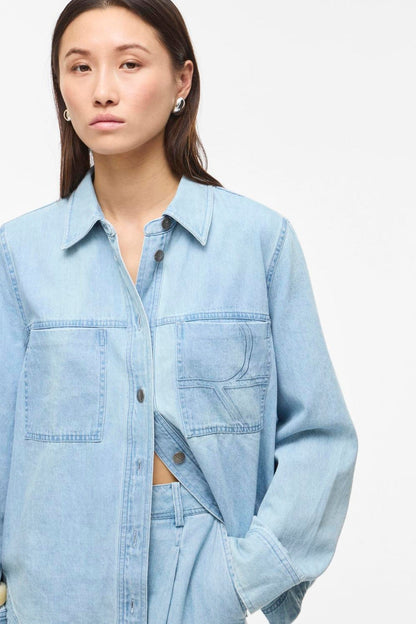 Rouge Edit - Skjorte - Light blue denim - Roufrancie mae
