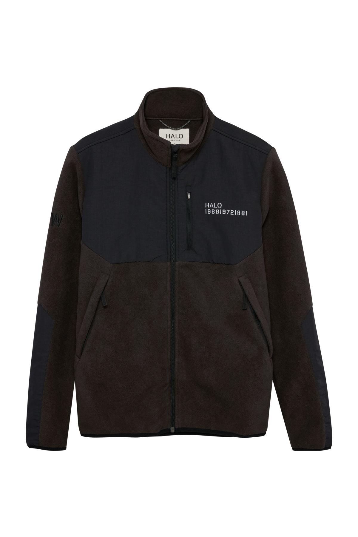 Halo - Fleece jakke -  Chocolate torte 8070 - Blocked Zip Fleece