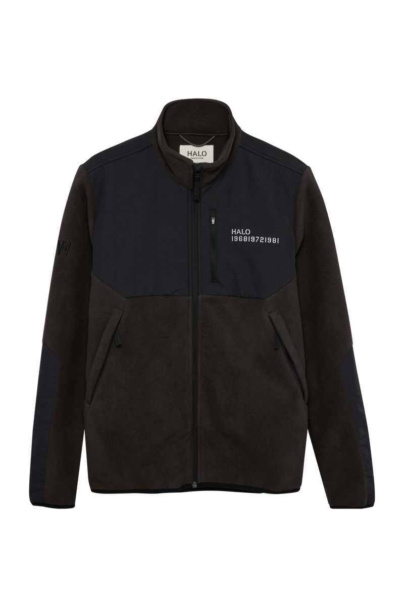 Halo - Fleece jakke -  Chocolate torte 8070 - Blocked Zip Fleece