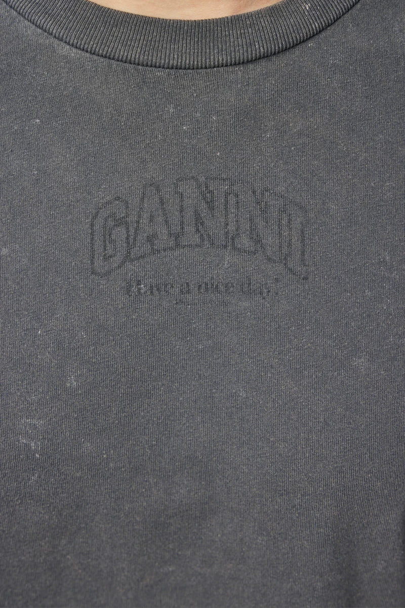 mørkegrå trøje fra GANNI
