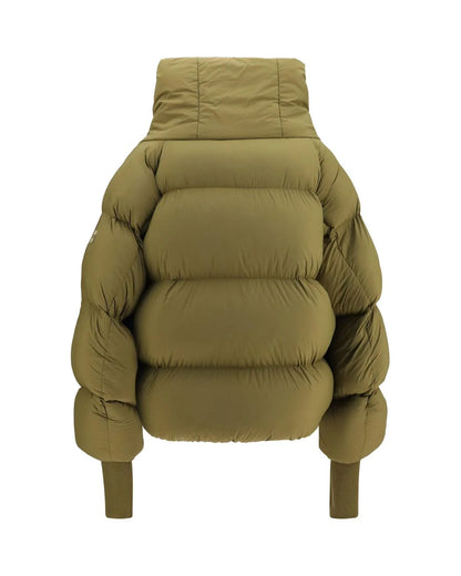 Ganni - Vinterjakke - Military Olive - Future Nylon Quilt Puffer