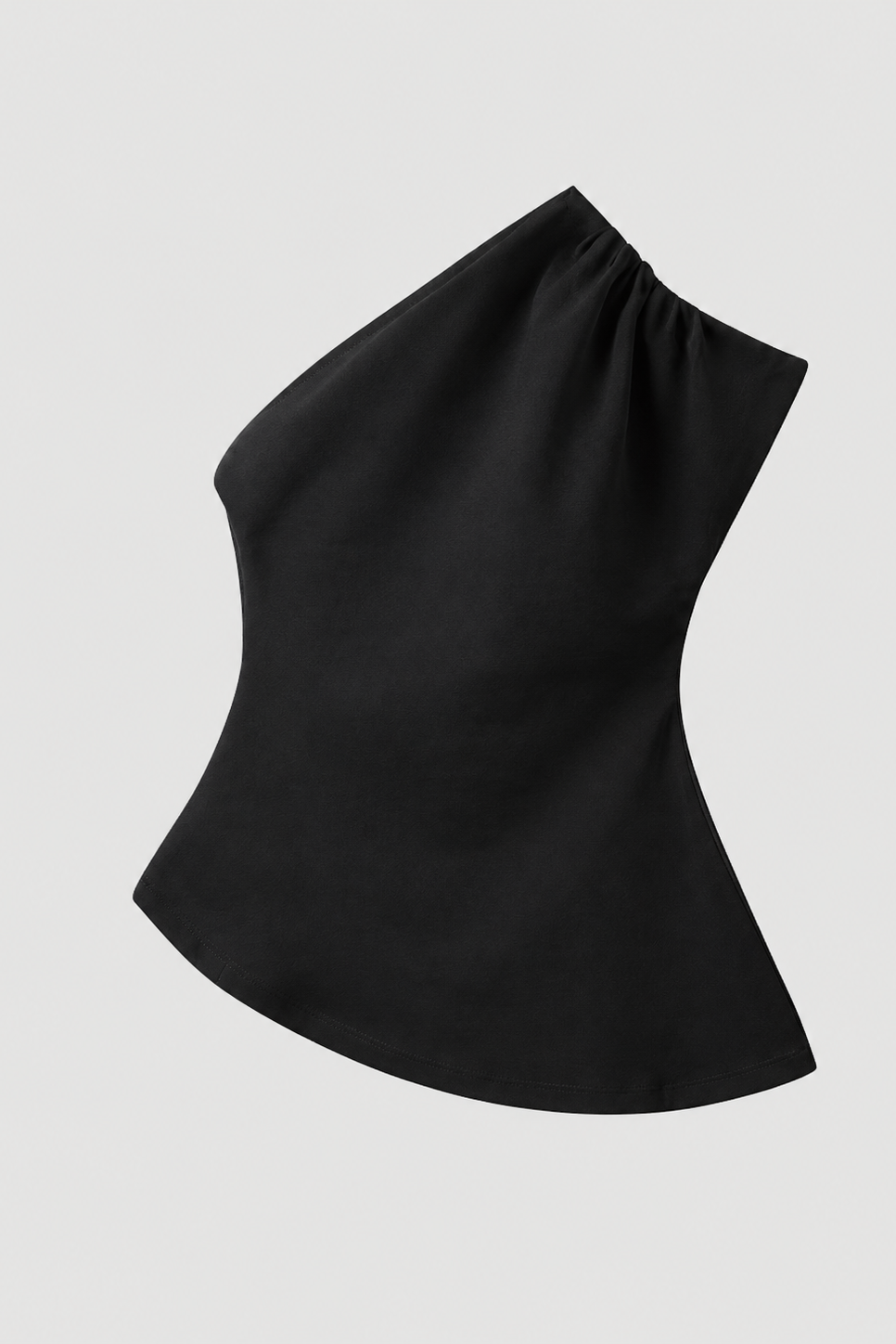 The Garment - Asymmetrisk T-shirt - Black - Glam