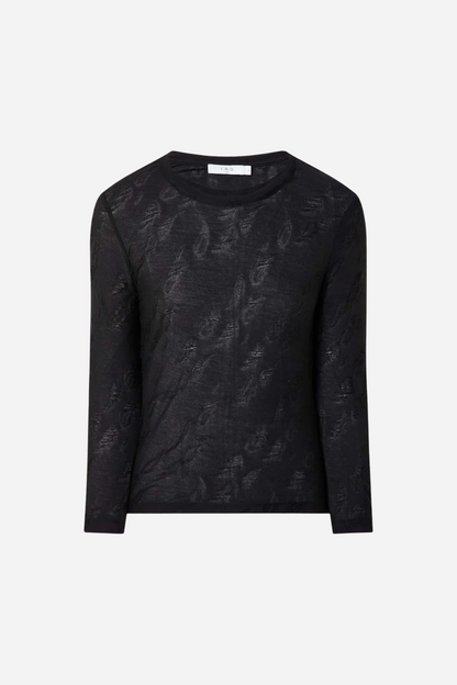 IRO - Langærmet T-shirt - Black - Gacelia