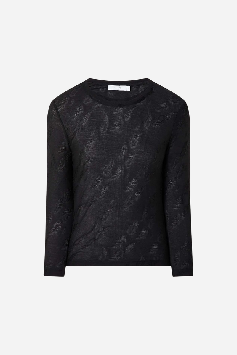 IRO - Langærmet T-shirt - Black - Gacelia
