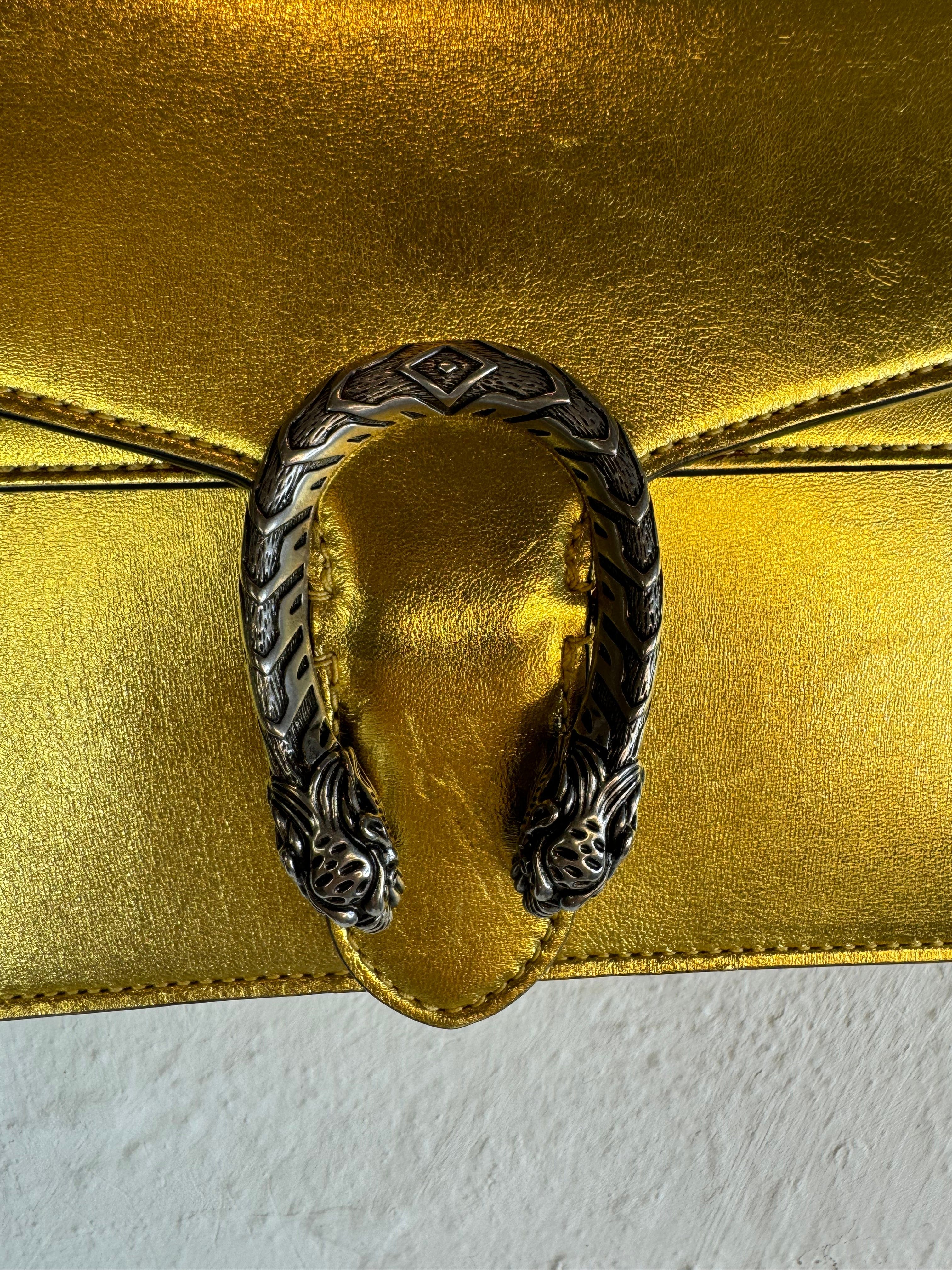 Gucci - Dionysus gold taske - Secondhand