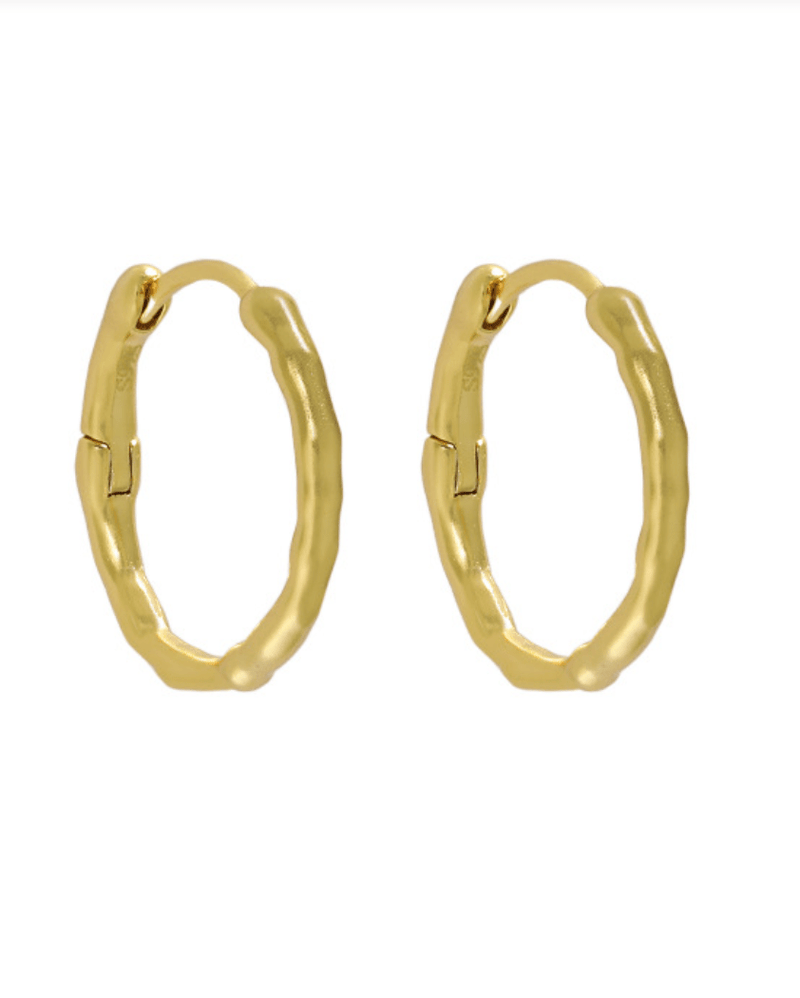 Andcopenhagen Jewelry - Øreringe hoops - 18 karat guldbelagt 925 sterlingsølv - Nia
