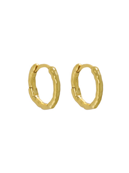 Andcopenhagen Jewelry - Øreringe hoops - 18 karat guldbelagt 925 sterlingsølv - Nia small