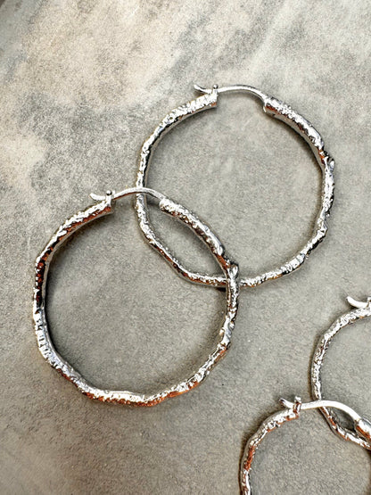 Øreringe hoops fra Andcopenhagen Jewelry Icon collection i 925 sterlingsølv, model Sicca big.