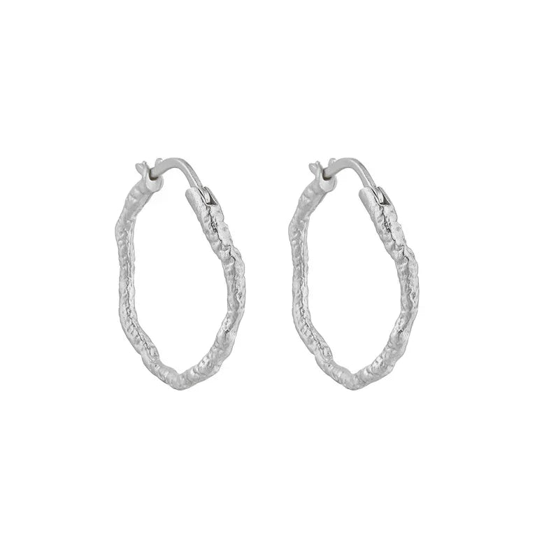 Andcopenhagen Jewelry - Øreringe hoops - 925 sterlingsølv - Sicca small