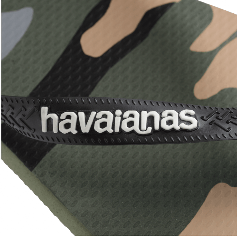 HAVAIANAS Sko HAVAIANAS - Brasil Logo Camu Olive Green Black   - Klipklapper