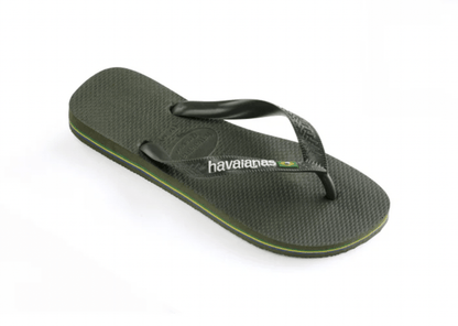 HAVAIANAS Sko HAVAIANAS - Brasil Logo Olive Green   - Klipklapper