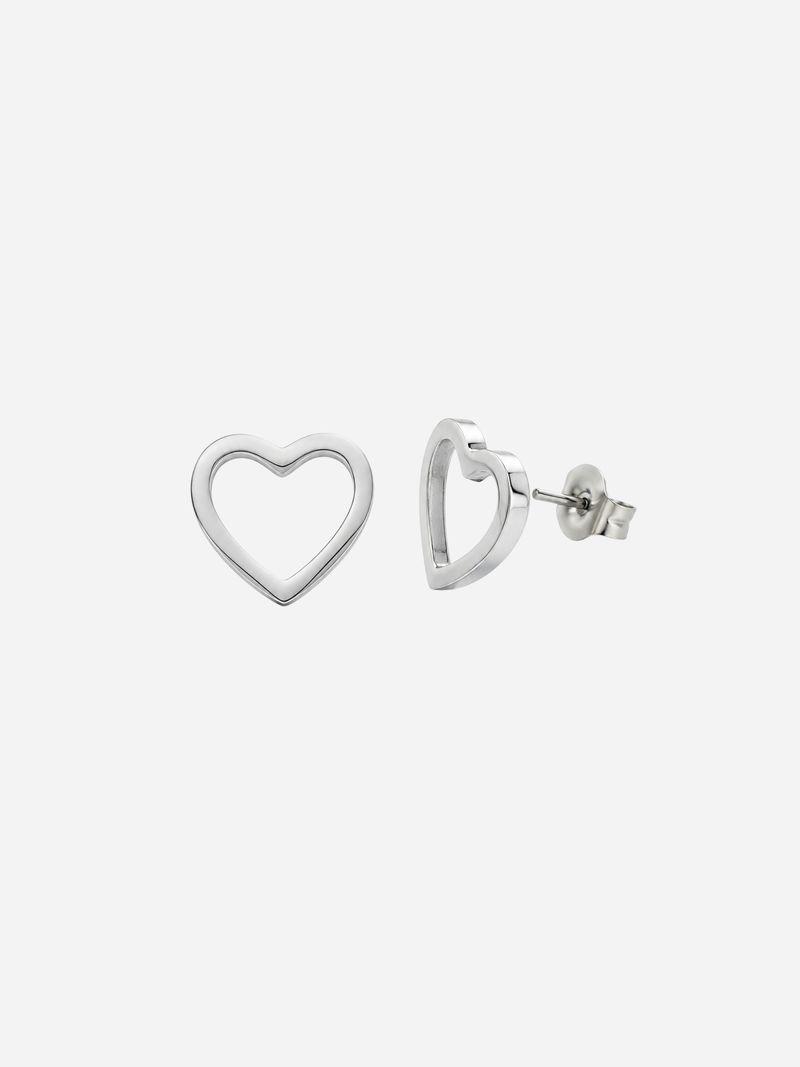 Nine - Heart Earrings