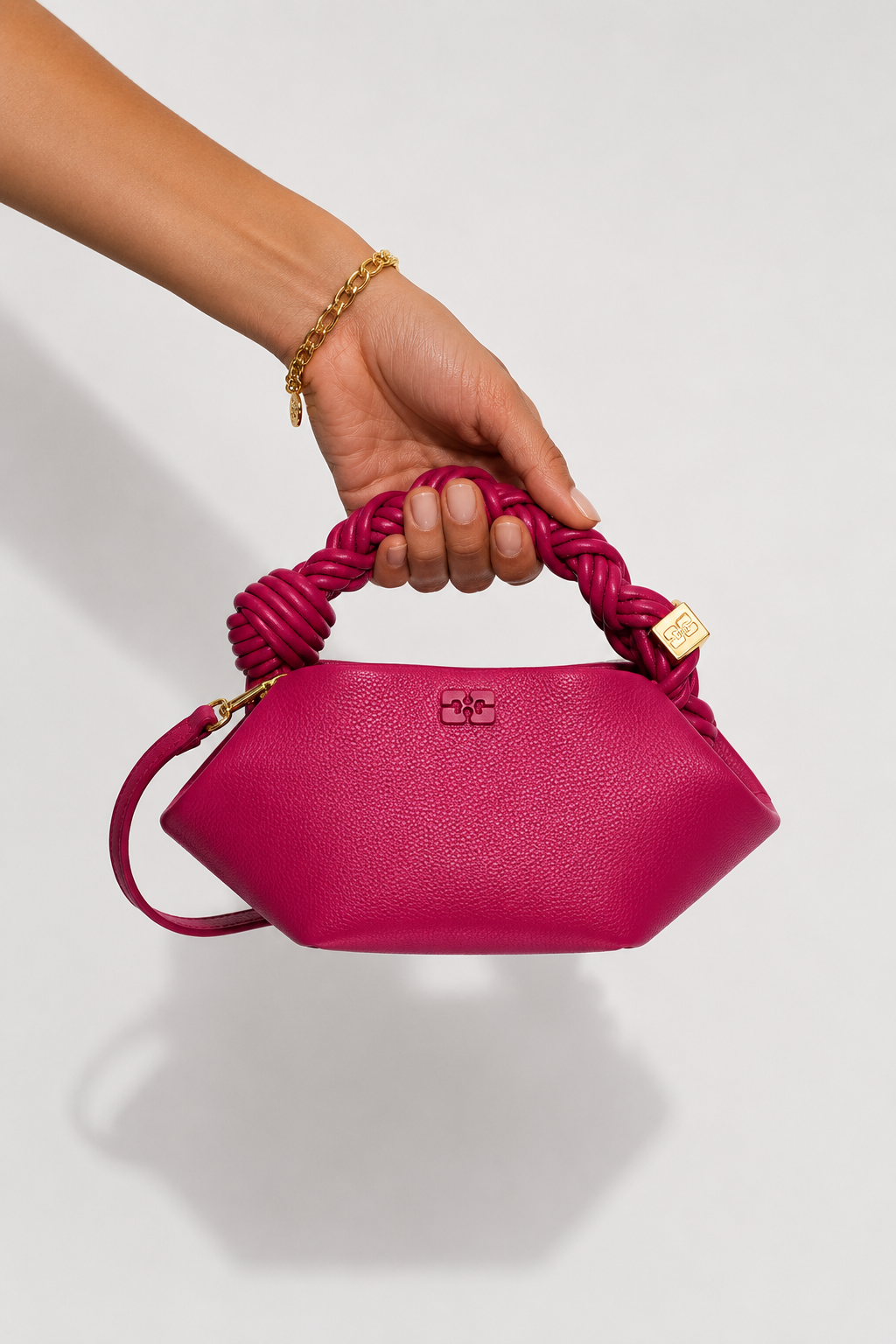 Ganni - Taske - Persian red - Bou Mini Grained sss