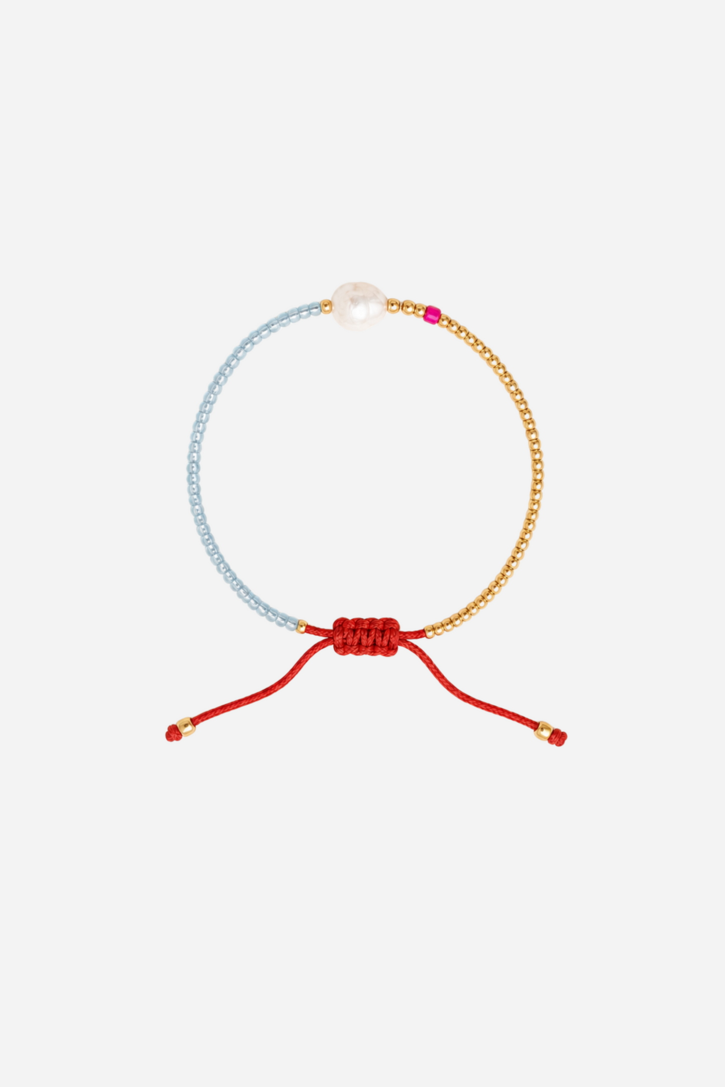 Andcopenhagen Jewelry - Perlearmbånd - Lyseblå - Holly