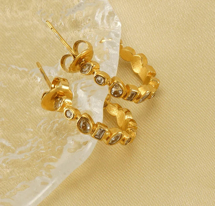 Andcopenhagen Jewelry - Øreringe - 18 karat guldbelagt  - Angie