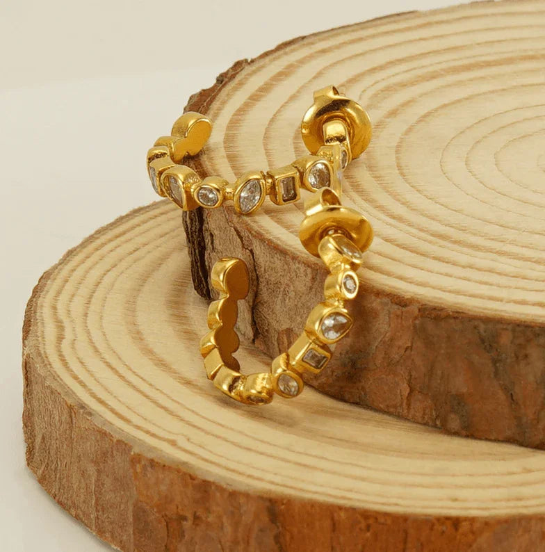 Andcopenhagen Jewelry - Øreringe - 18 karat guldbelagt  - Angie