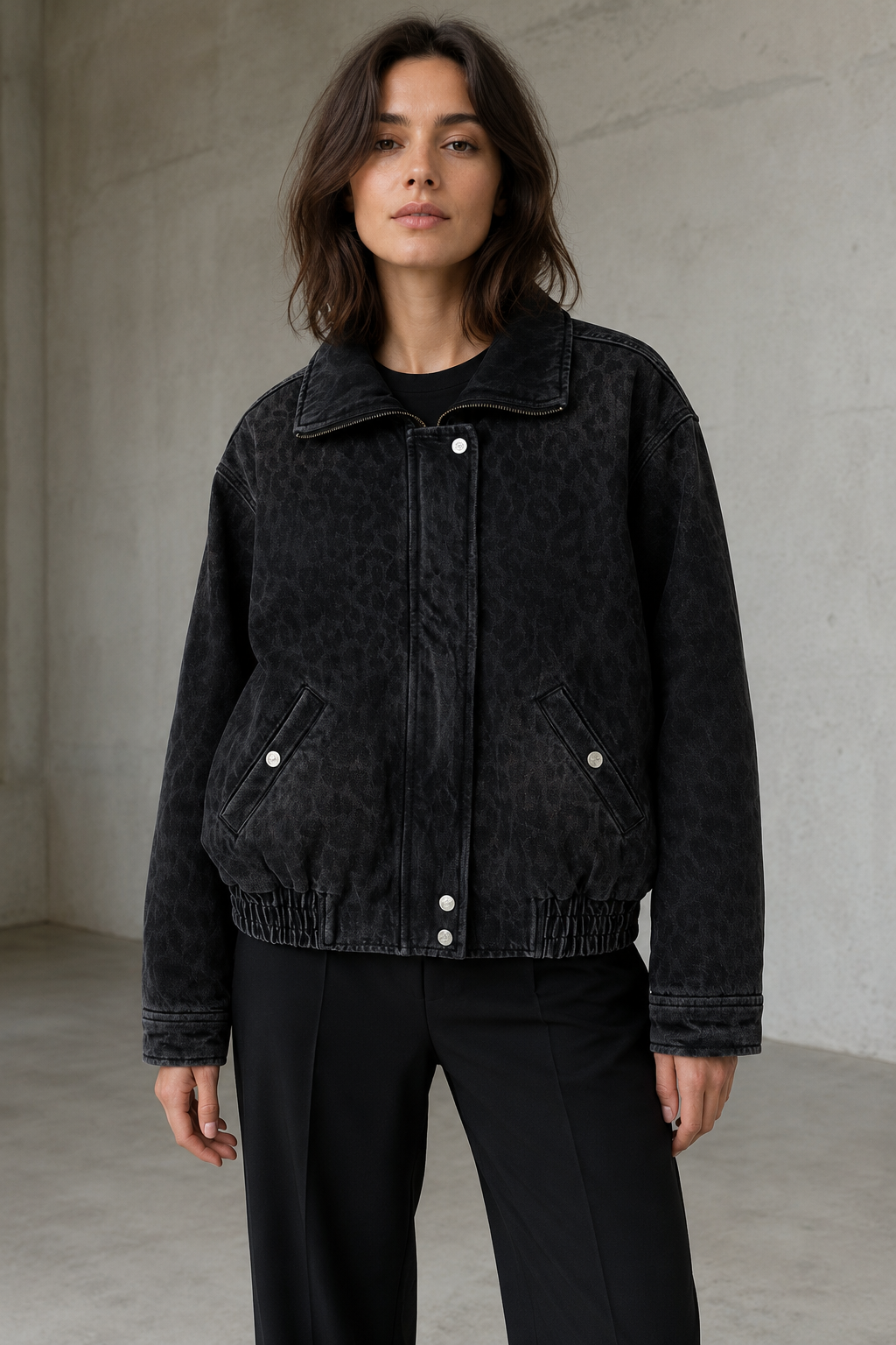Lala Berlin - Jakke - Leo Washed Black - Lala Jacket 2