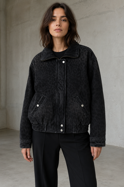 Lala Berlin - Jakke - Leo Washed Black - Lala Jacket 2