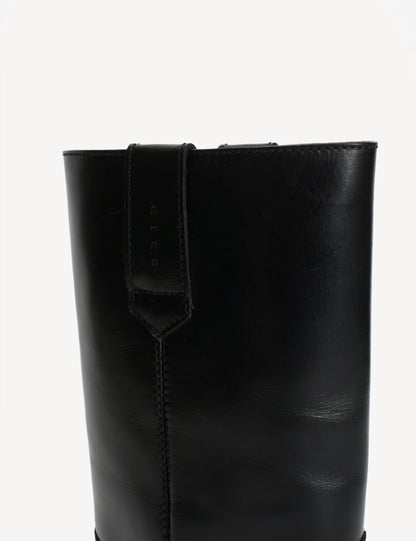 Dico - Skind Støvle - Black - Julia Gaucho (Bemærk preorder)