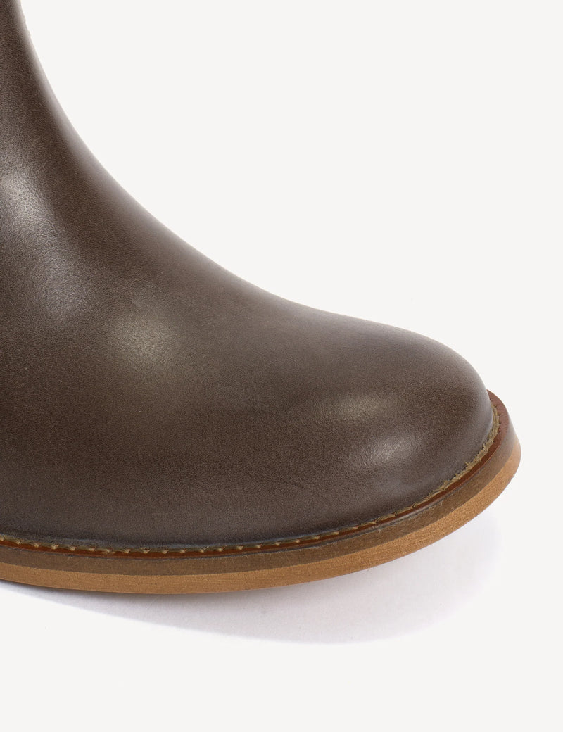 Dico - Skind Støvle - Dark Brown - Julia Gaucho